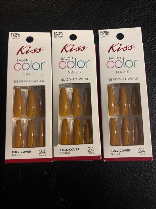 Kiss Other - Kiss Salon Color Full-Cover Press-On Nails — Mustard
